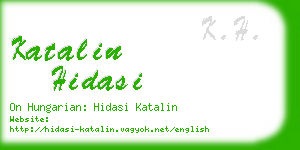 katalin hidasi business card